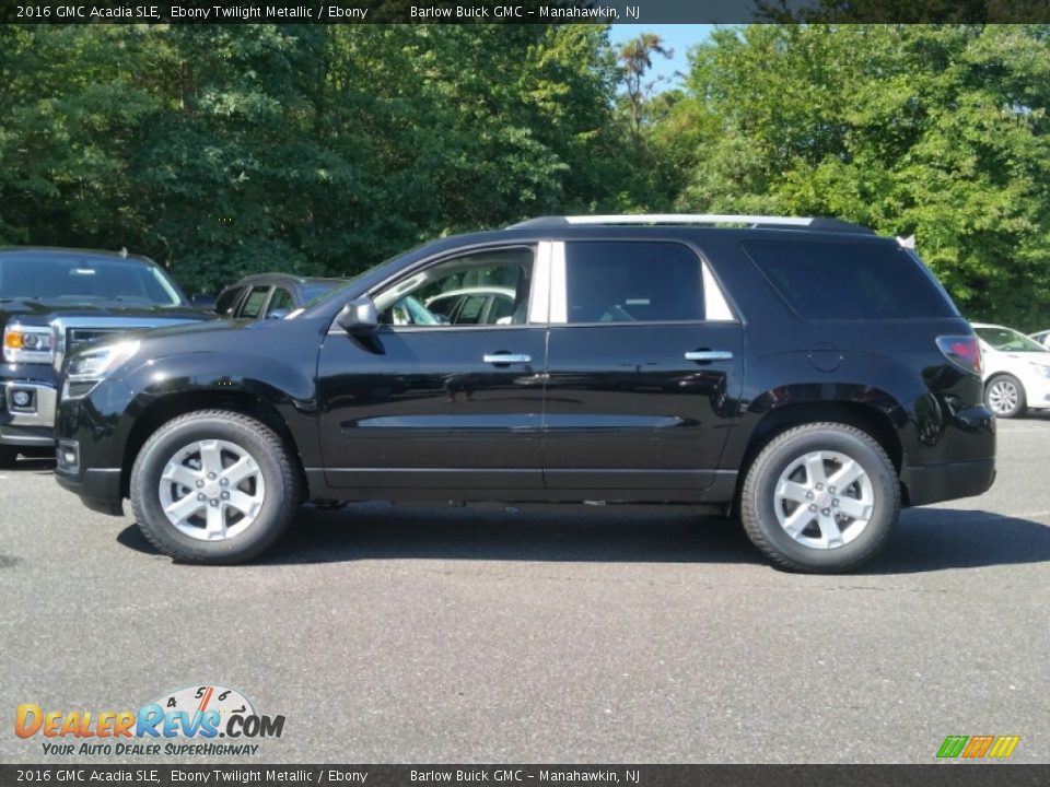 2016 GMC Acadia SLE Ebony Twilight Metallic / Ebony Photo #3