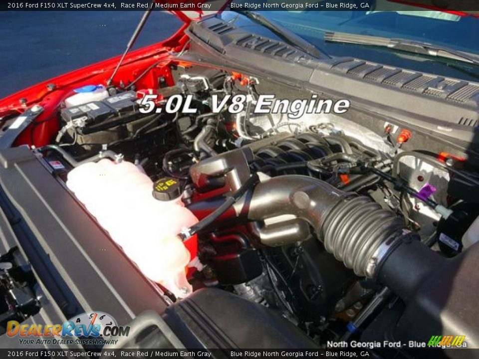 2016 Ford F150 XLT SuperCrew 4x4 Race Red / Medium Earth Gray Photo #10