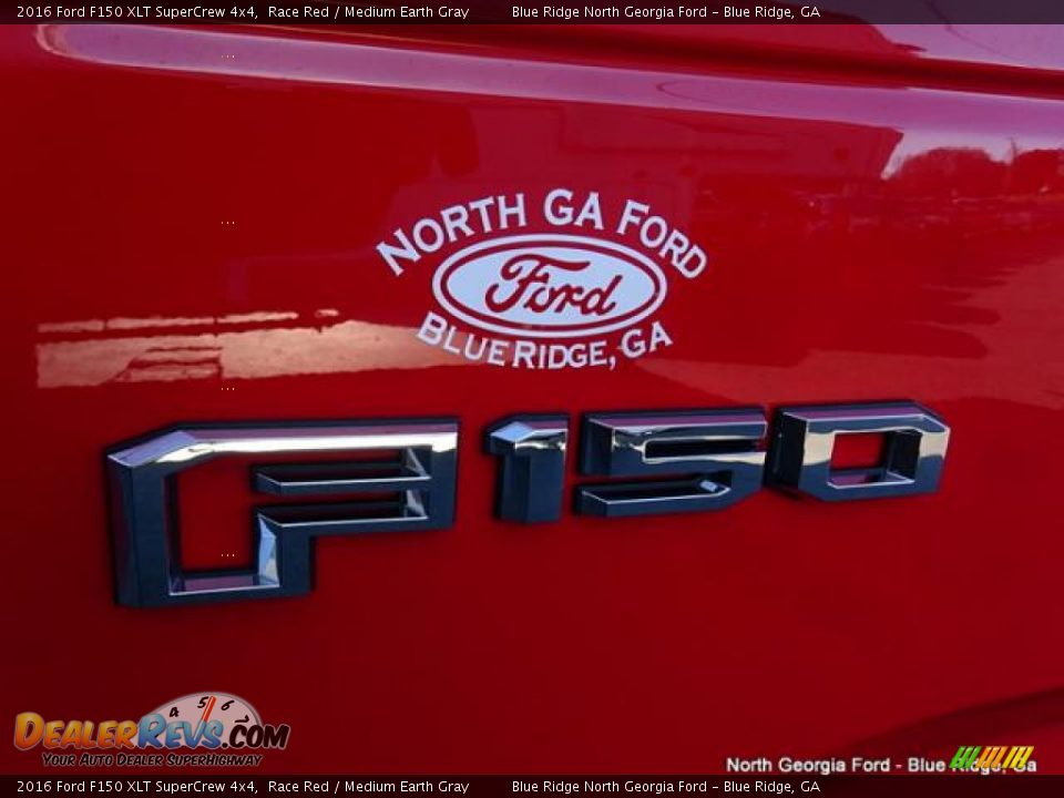 2016 Ford F150 XLT SuperCrew 4x4 Race Red / Medium Earth Gray Photo #36