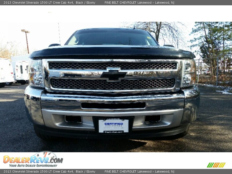 2013 Chevrolet Silverado 1500 LT Crew Cab 4x4 Black / Ebony Photo #2