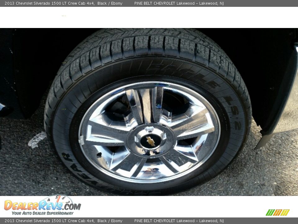 2013 Chevrolet Silverado 1500 LT Crew Cab 4x4 Black / Ebony Photo #4