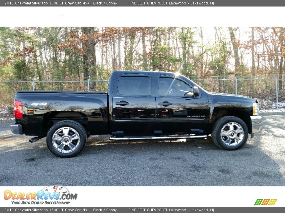 2013 Chevrolet Silverado 1500 LT Crew Cab 4x4 Black / Ebony Photo #5