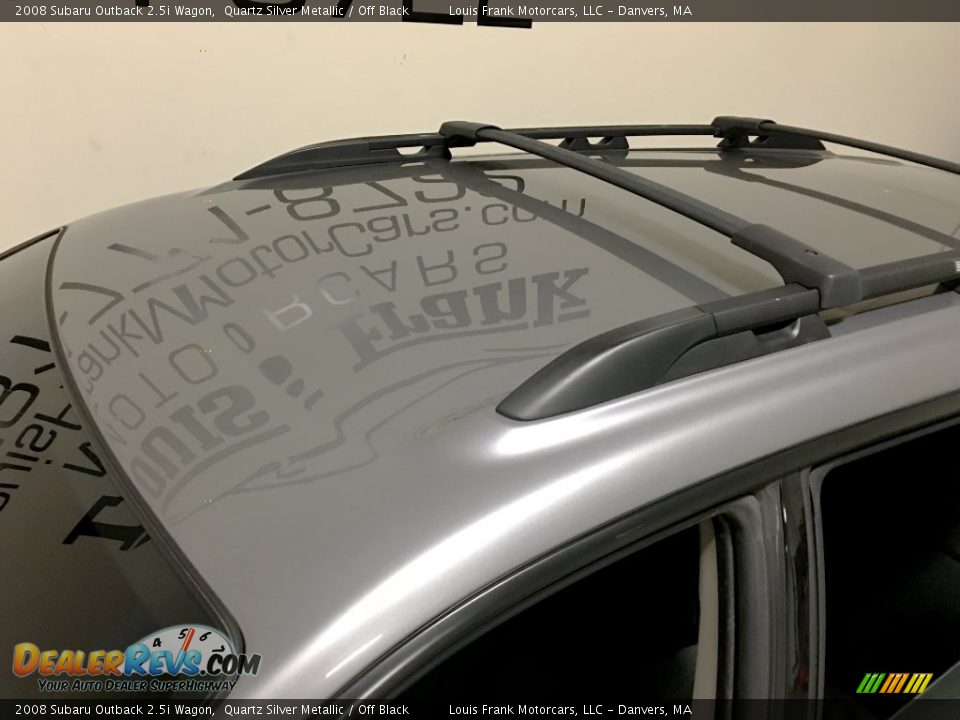 2008 Subaru Outback 2.5i Wagon Quartz Silver Metallic / Off Black Photo #33
