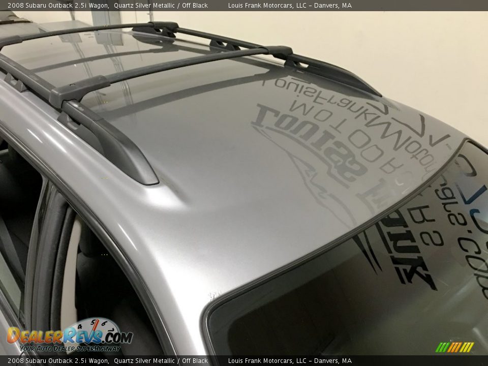 2008 Subaru Outback 2.5i Wagon Quartz Silver Metallic / Off Black Photo #34