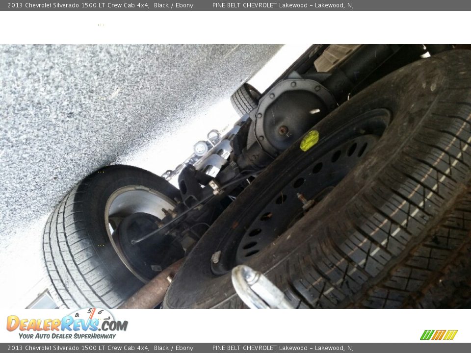 2013 Chevrolet Silverado 1500 LT Crew Cab 4x4 Black / Ebony Photo #10