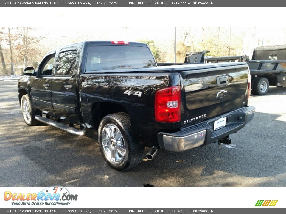 2013 Chevrolet Silverado 1500 LT Crew Cab 4x4 Black / Ebony Photo #11