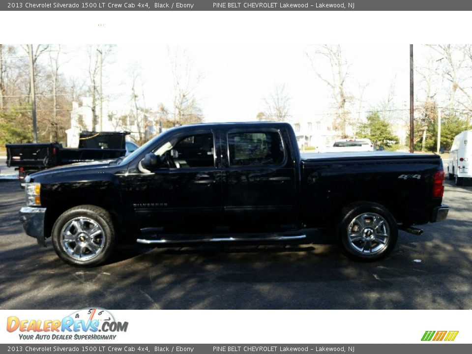 2013 Chevrolet Silverado 1500 LT Crew Cab 4x4 Black / Ebony Photo #12