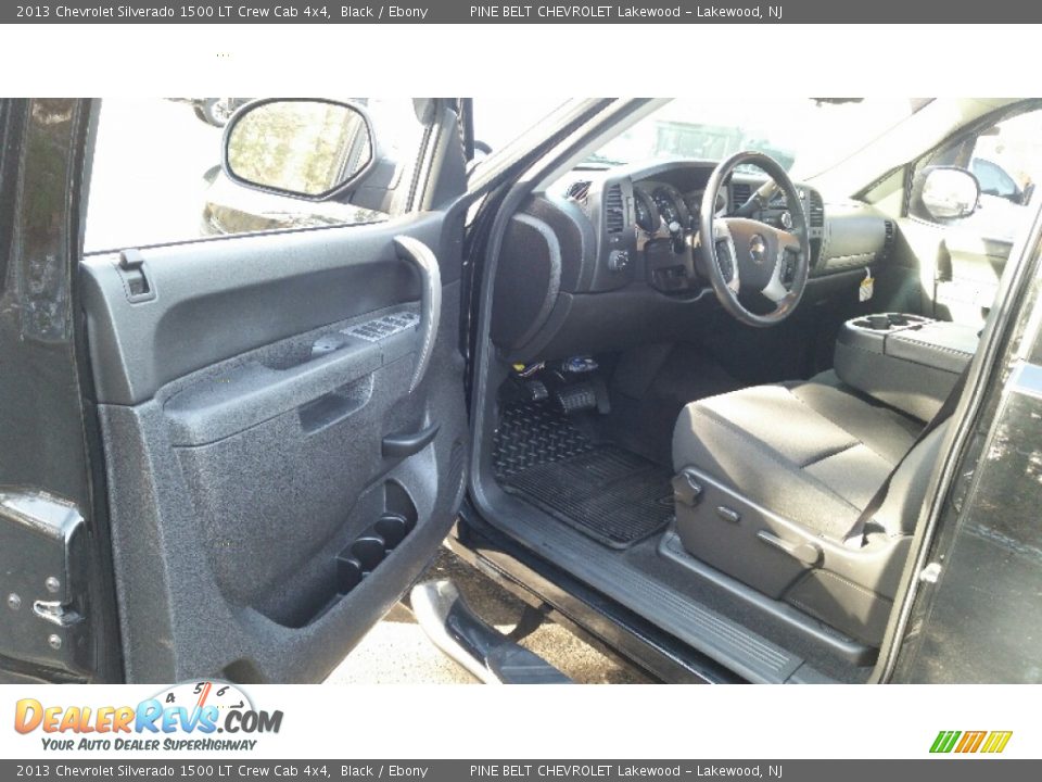 2013 Chevrolet Silverado 1500 LT Crew Cab 4x4 Black / Ebony Photo #17