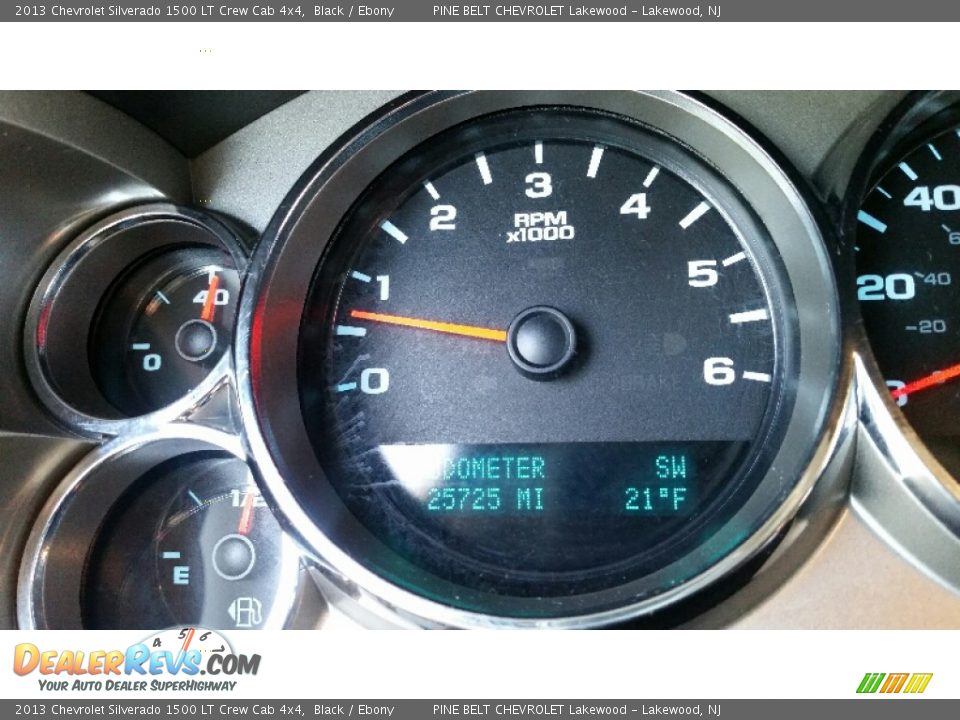 2013 Chevrolet Silverado 1500 LT Crew Cab 4x4 Black / Ebony Photo #20