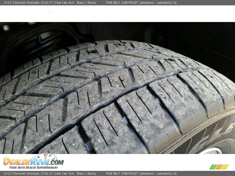 2013 Chevrolet Silverado 1500 LT Crew Cab 4x4 Black / Ebony Photo #24