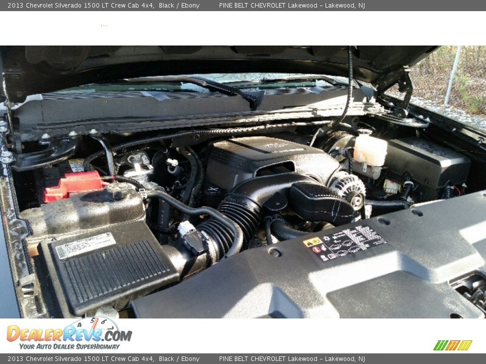 2013 Chevrolet Silverado 1500 LT Crew Cab 4x4 Black / Ebony Photo #25