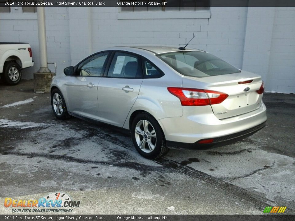 2014 Ford Focus SE Sedan Ingot Silver / Charcoal Black Photo #6