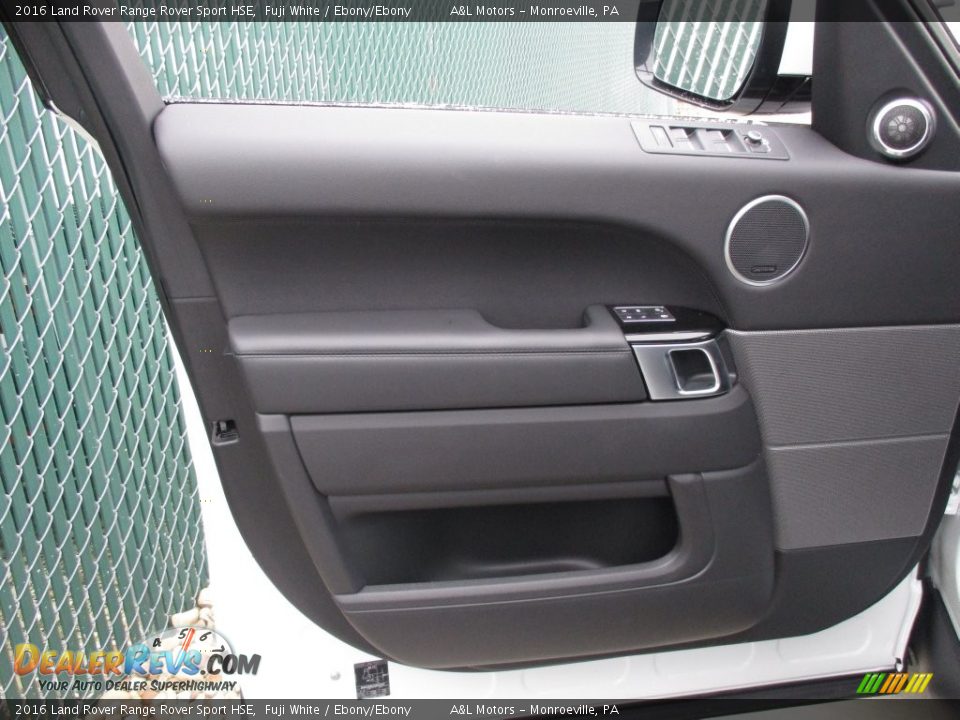 2016 Land Rover Range Rover Sport HSE Fuji White / Ebony/Ebony Photo #10