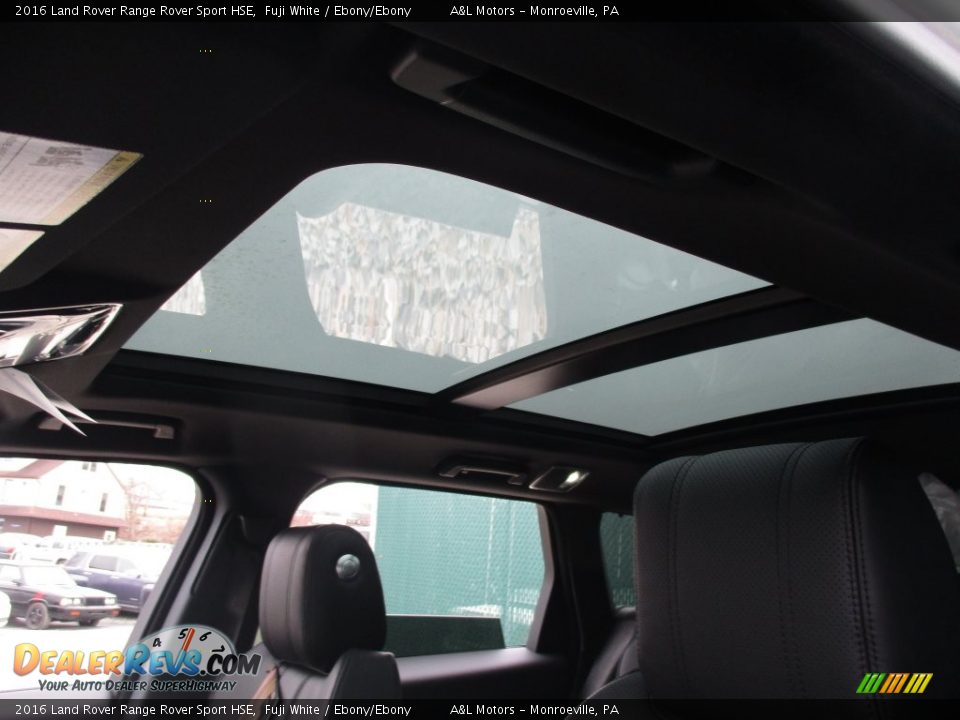 2016 Land Rover Range Rover Sport HSE Fuji White / Ebony/Ebony Photo #11