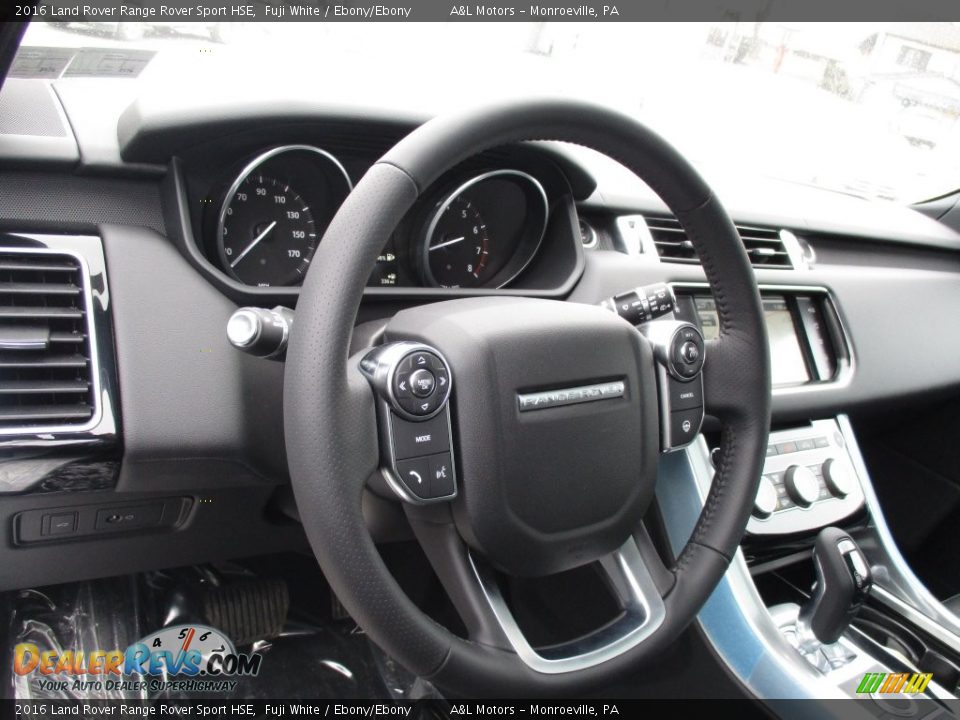 2016 Land Rover Range Rover Sport HSE Fuji White / Ebony/Ebony Photo #15