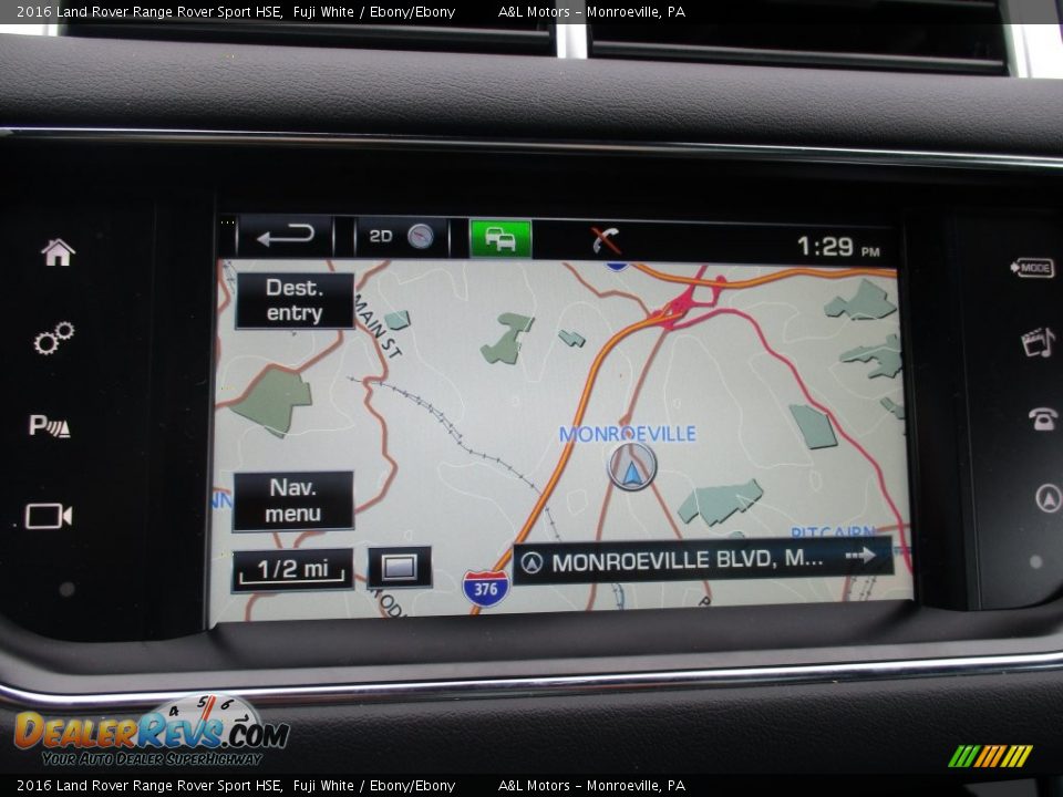 2016 Land Rover Range Rover Sport HSE Fuji White / Ebony/Ebony Photo #17