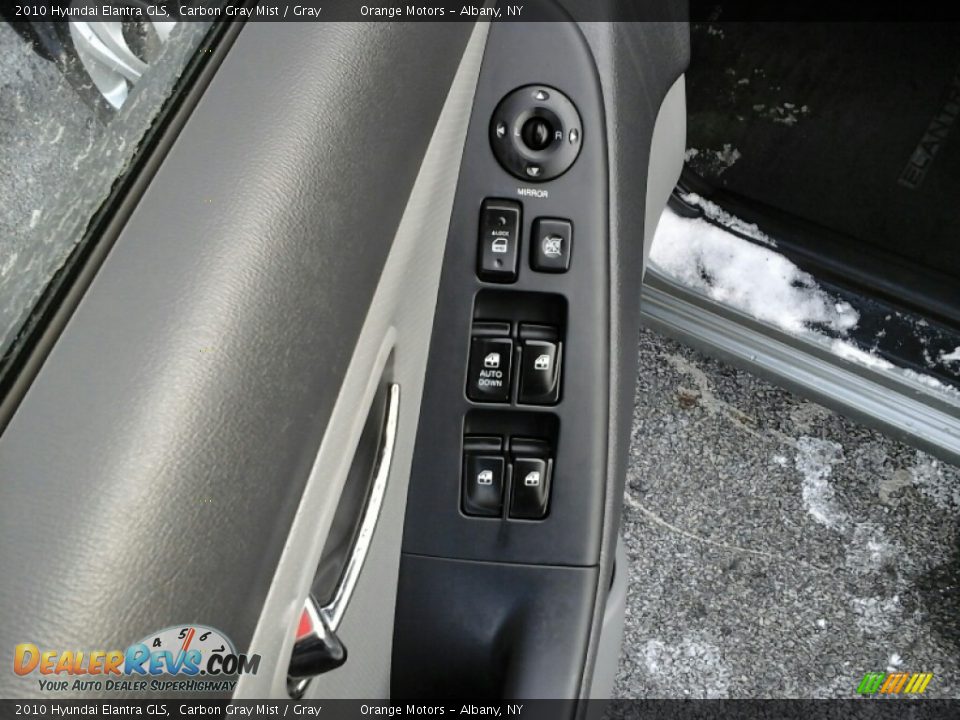 2010 Hyundai Elantra GLS Carbon Gray Mist / Gray Photo #18