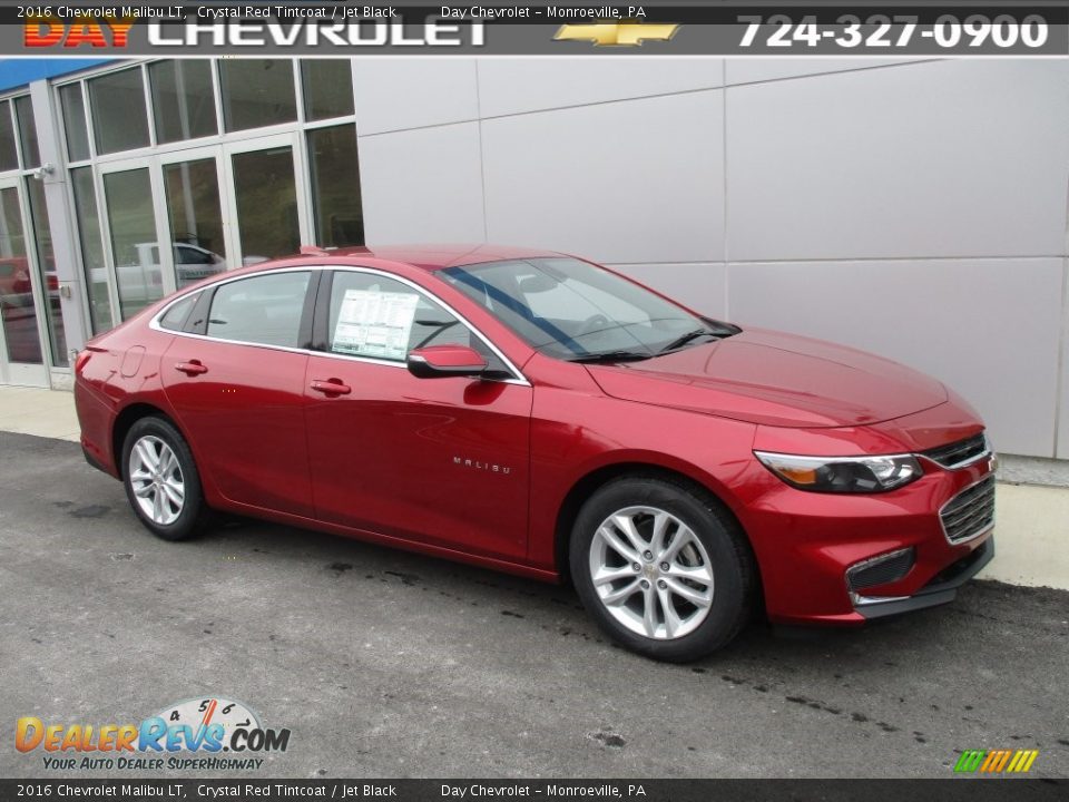 2016 Chevrolet Malibu LT Crystal Red Tintcoat / Jet Black Photo #1