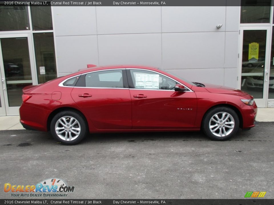 2016 Chevrolet Malibu LT Crystal Red Tintcoat / Jet Black Photo #2