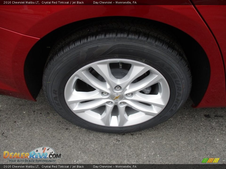 2016 Chevrolet Malibu LT Crystal Red Tintcoat / Jet Black Photo #3