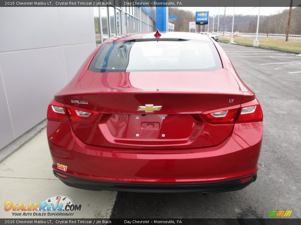2016 Chevrolet Malibu LT Crystal Red Tintcoat / Jet Black Photo #5
