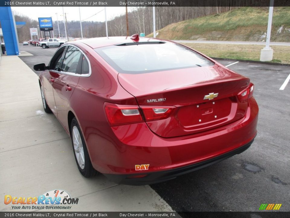 2016 Chevrolet Malibu LT Crystal Red Tintcoat / Jet Black Photo #6