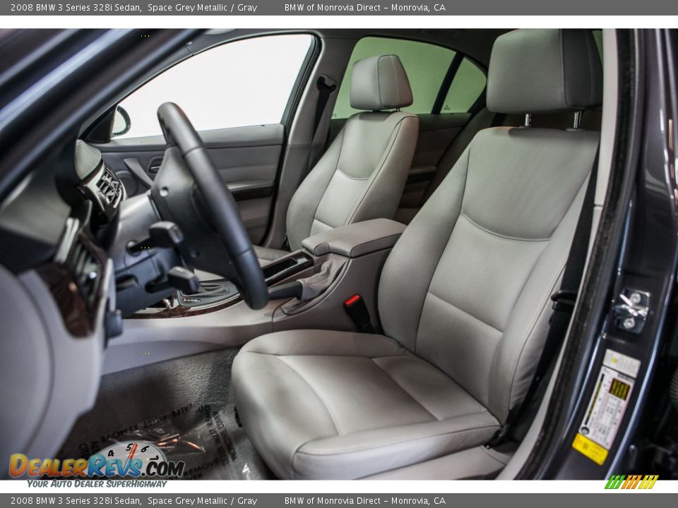 2008 BMW 3 Series 328i Sedan Space Grey Metallic / Gray Photo #6
