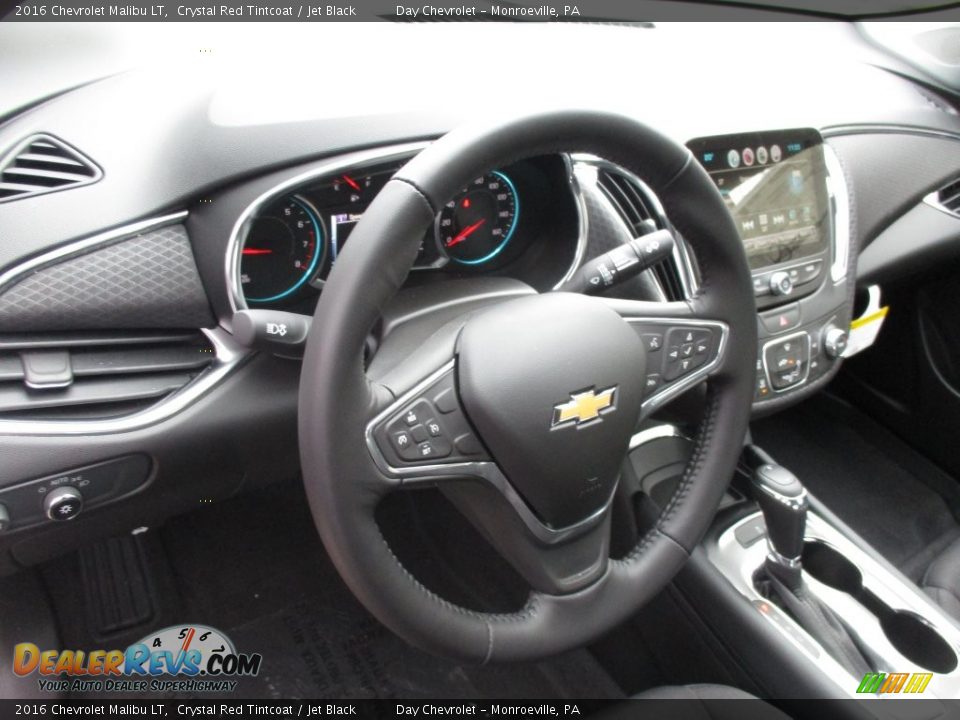 2016 Chevrolet Malibu LT Crystal Red Tintcoat / Jet Black Photo #13