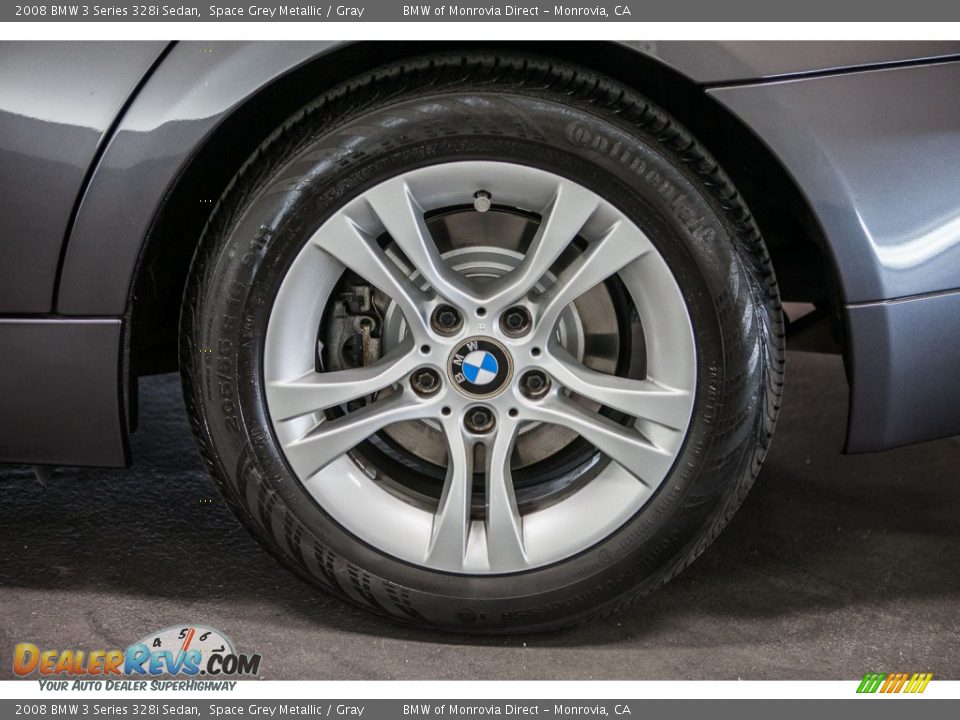 2008 BMW 3 Series 328i Sedan Space Grey Metallic / Gray Photo #8