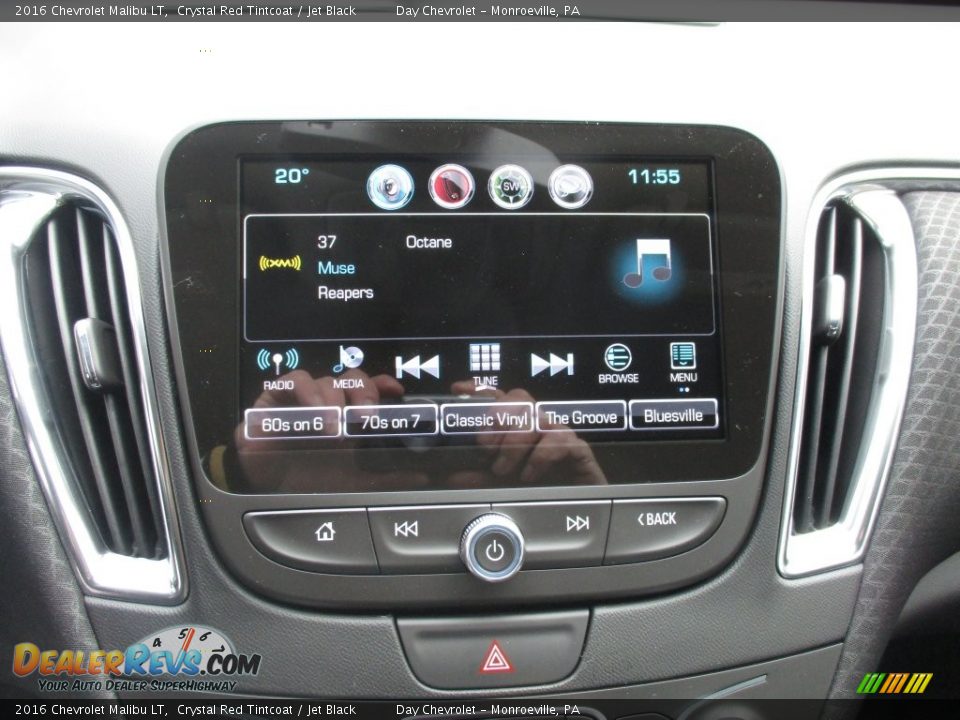 2016 Chevrolet Malibu LT Crystal Red Tintcoat / Jet Black Photo #15