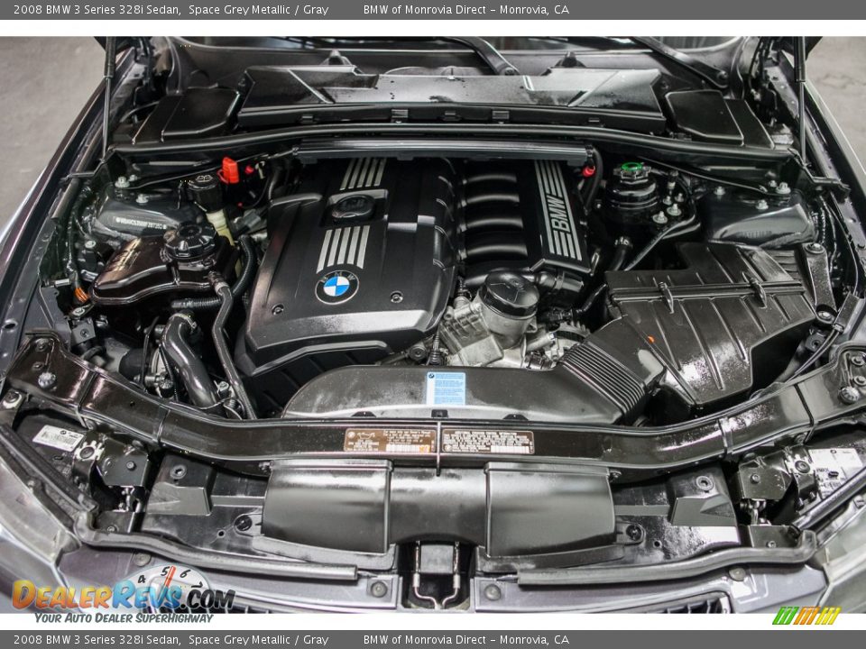 2008 BMW 3 Series 328i Sedan Space Grey Metallic / Gray Photo #9