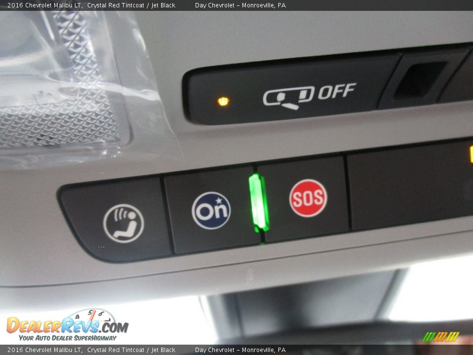 2016 Chevrolet Malibu LT Crystal Red Tintcoat / Jet Black Photo #17