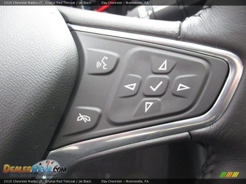 2016 Chevrolet Malibu LT Crystal Red Tintcoat / Jet Black Photo #18
