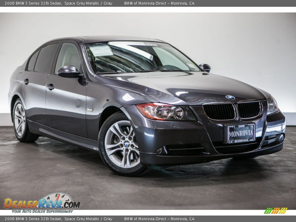 2008 BMW 3 Series 328i Sedan Space Grey Metallic / Gray Photo #12