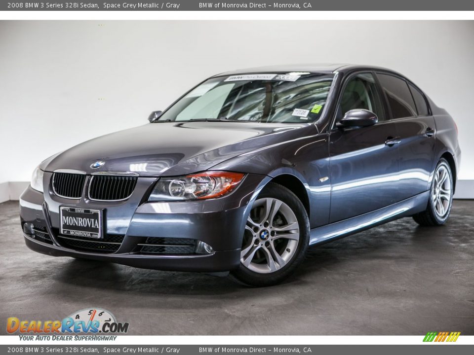 2008 BMW 3 Series 328i Sedan Space Grey Metallic / Gray Photo #13