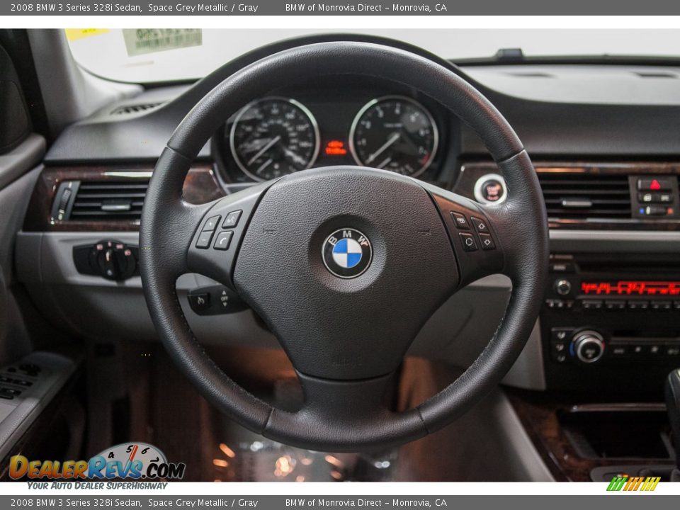 2008 BMW 3 Series 328i Sedan Space Grey Metallic / Gray Photo #15
