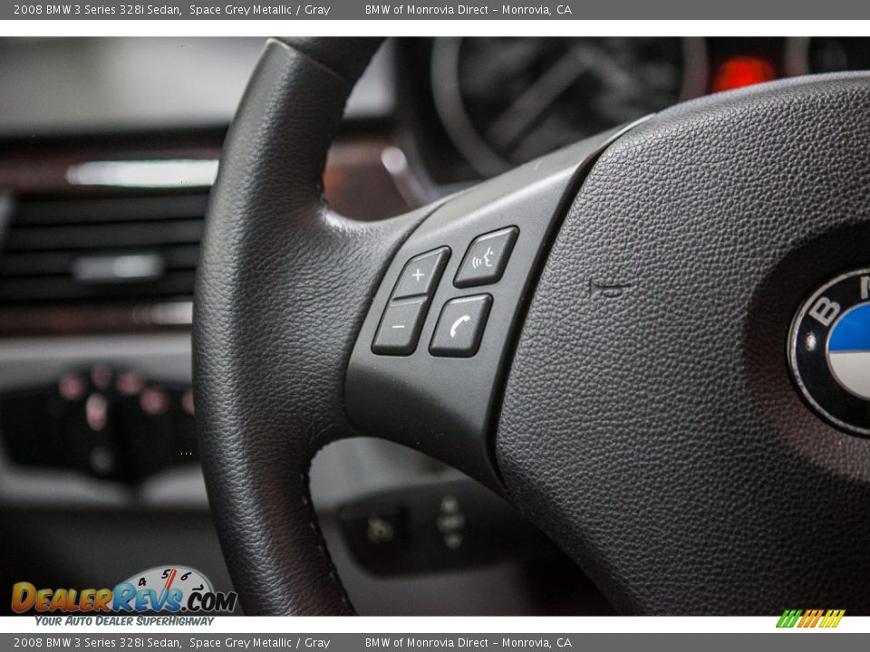 2008 BMW 3 Series 328i Sedan Space Grey Metallic / Gray Photo #16