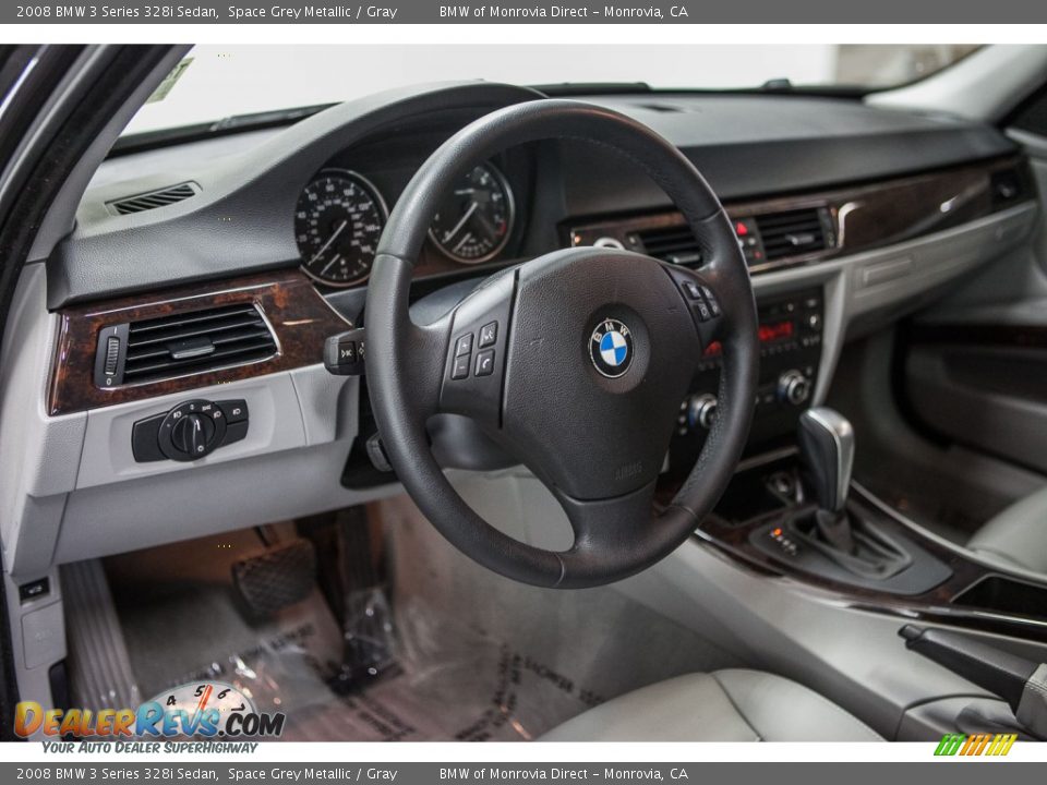 2008 BMW 3 Series 328i Sedan Space Grey Metallic / Gray Photo #18