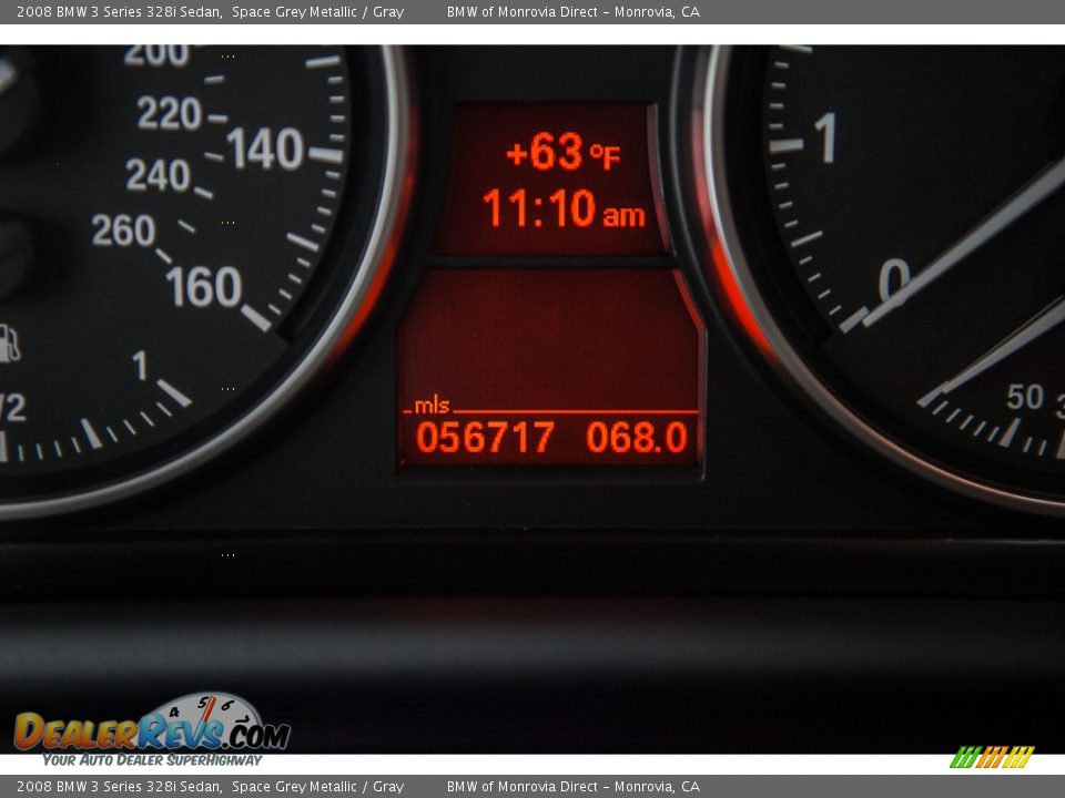 2008 BMW 3 Series 328i Sedan Space Grey Metallic / Gray Photo #30