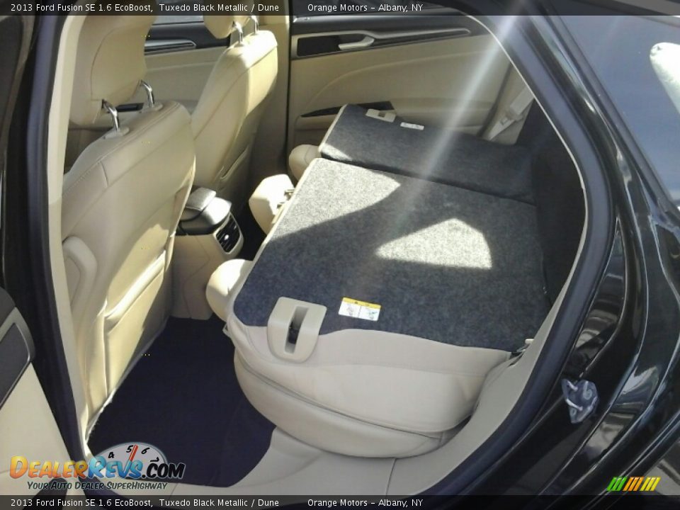 2013 Ford Fusion SE 1.6 EcoBoost Tuxedo Black Metallic / Dune Photo #11