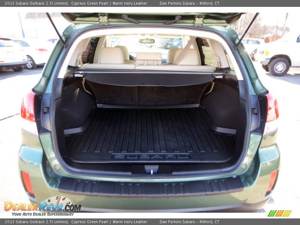 2013 Subaru Outback 2.5i Limited Cypress Green Pearl / Warm Ivory Leather Photo #8