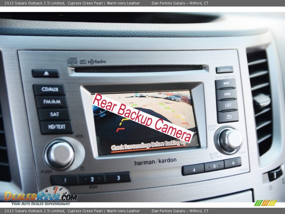 2013 Subaru Outback 2.5i Limited Cypress Green Pearl / Warm Ivory Leather Photo #13