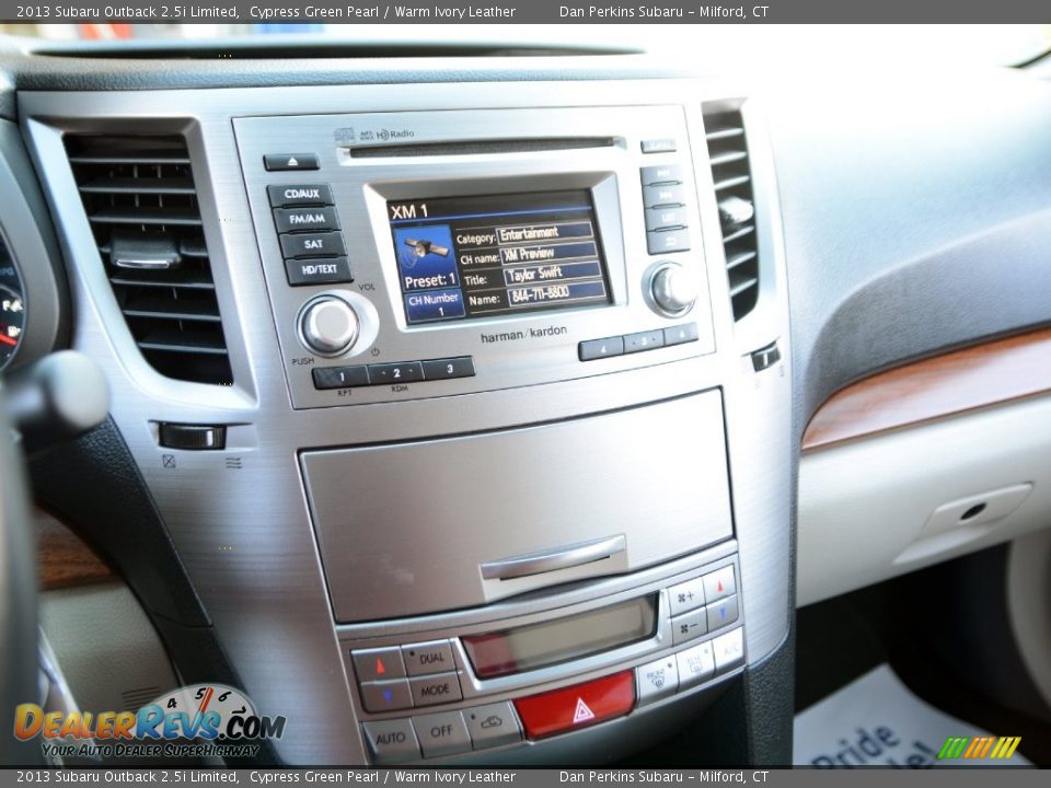 2013 Subaru Outback 2.5i Limited Cypress Green Pearl / Warm Ivory Leather Photo #14