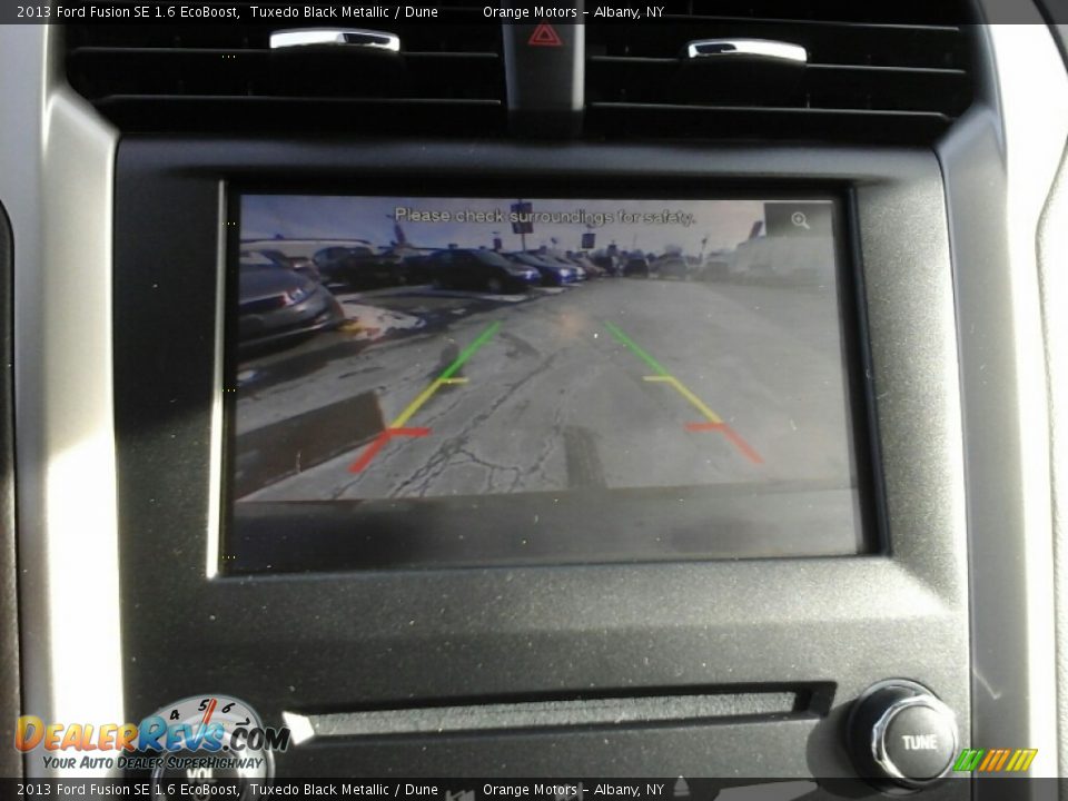 2013 Ford Fusion SE 1.6 EcoBoost Tuxedo Black Metallic / Dune Photo #19