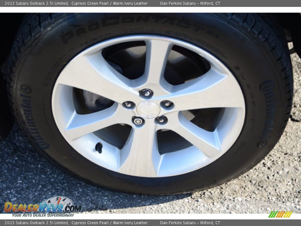 2013 Subaru Outback 2.5i Limited Cypress Green Pearl / Warm Ivory Leather Photo #23