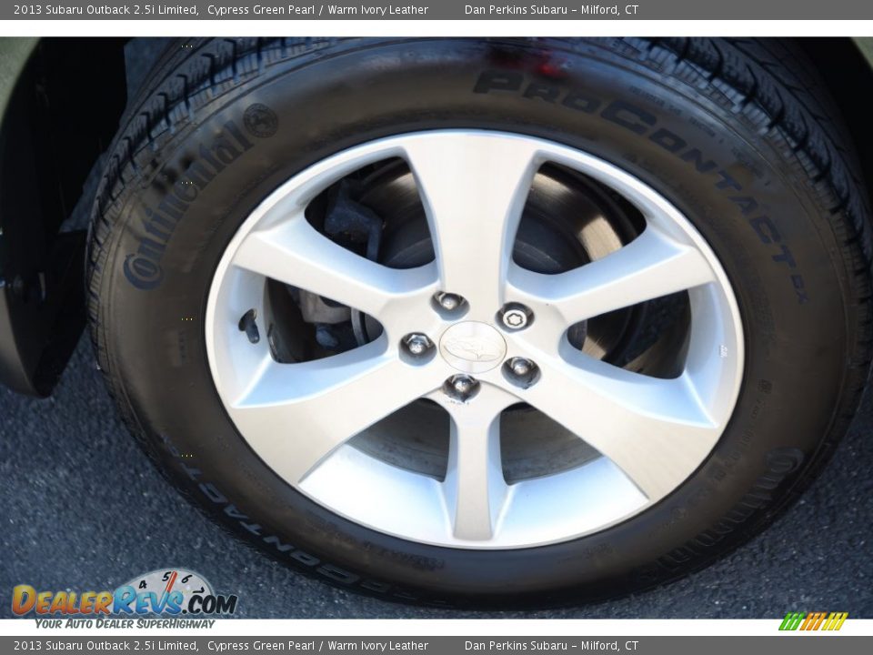 2013 Subaru Outback 2.5i Limited Cypress Green Pearl / Warm Ivory Leather Photo #25