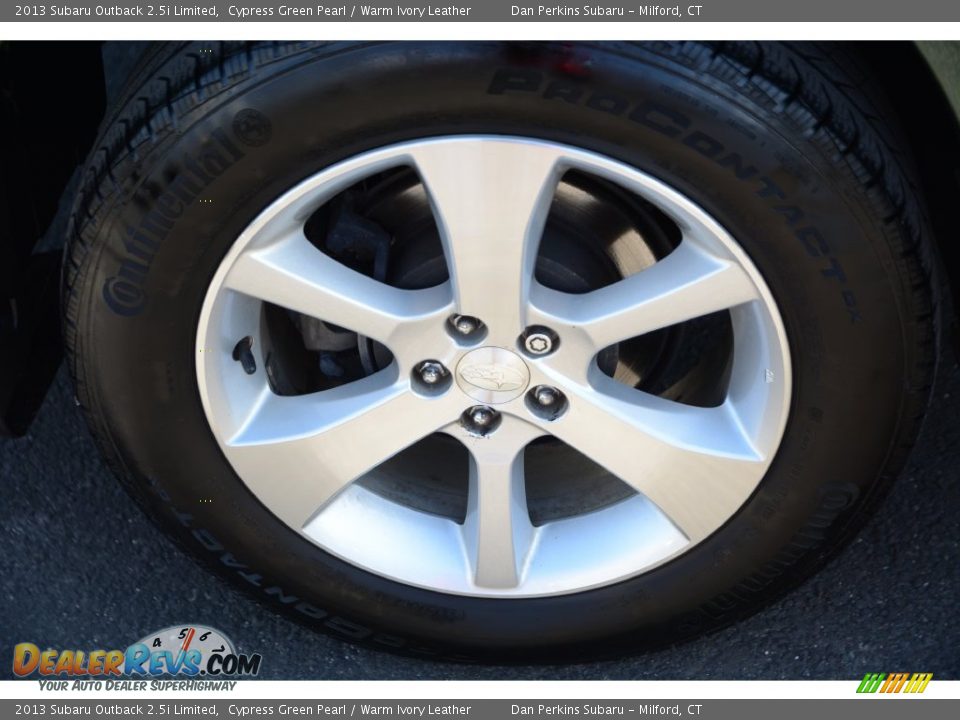 2013 Subaru Outback 2.5i Limited Cypress Green Pearl / Warm Ivory Leather Photo #26