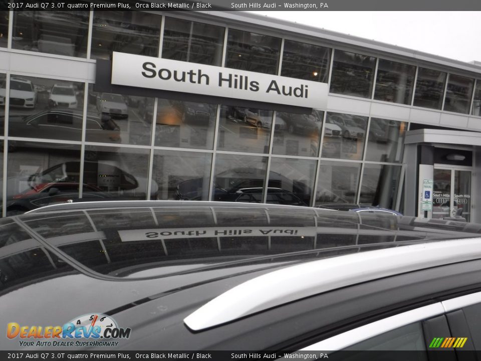 2017 Audi Q7 3.0T quattro Premium Plus Orca Black Metallic / Black Photo #3