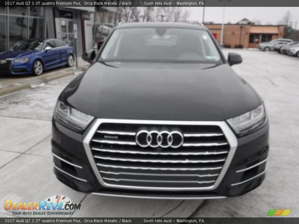 2017 Audi Q7 3.0T quattro Premium Plus Orca Black Metallic / Black Photo #6