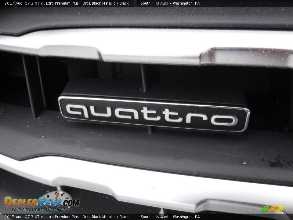 2017 Audi Q7 3.0T quattro Premium Plus Orca Black Metallic / Black Photo #7